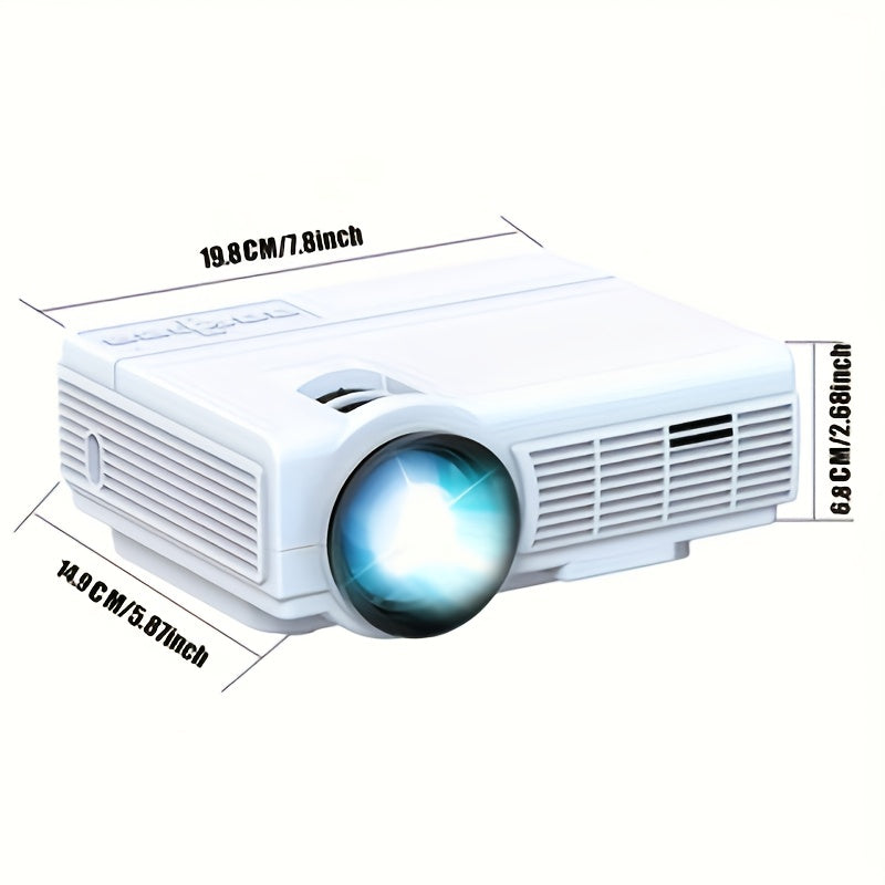 1080P 4K Portable Projector - WiFi 5G Home Theater