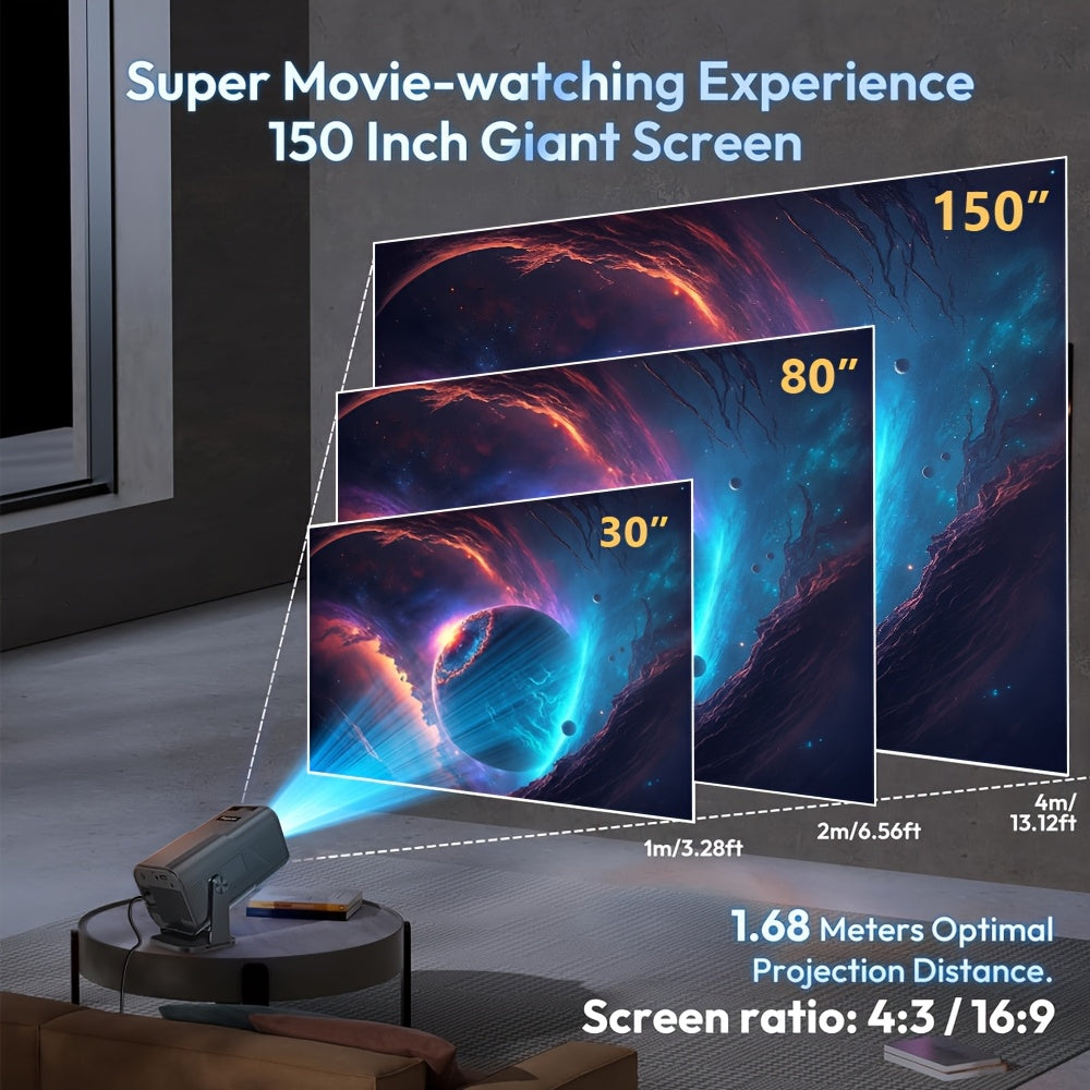 AMOVFILM igente PortProyector Intelátil 4K