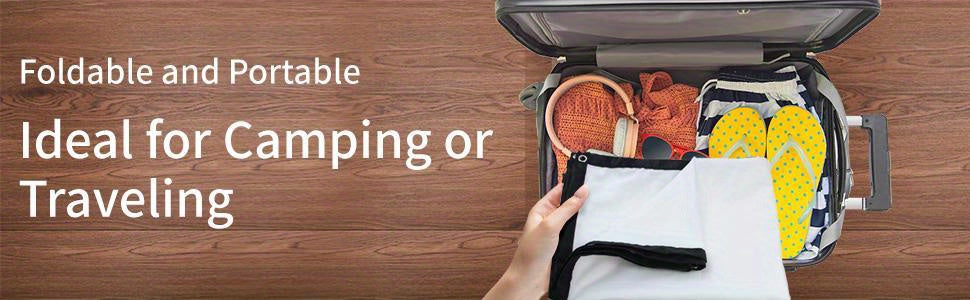 Pantalla de Proyección HD 72" 16:9 Plegable Anti-Arrugas