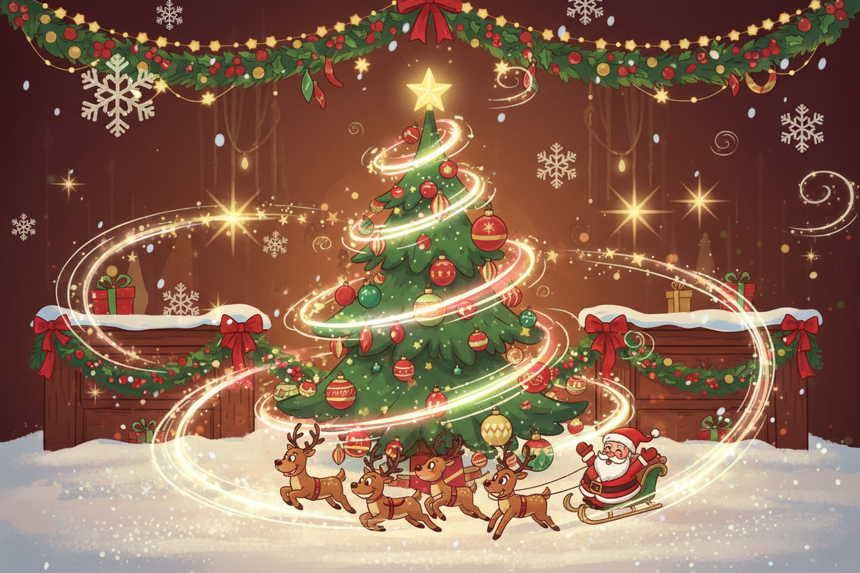 decoracion navideña animada