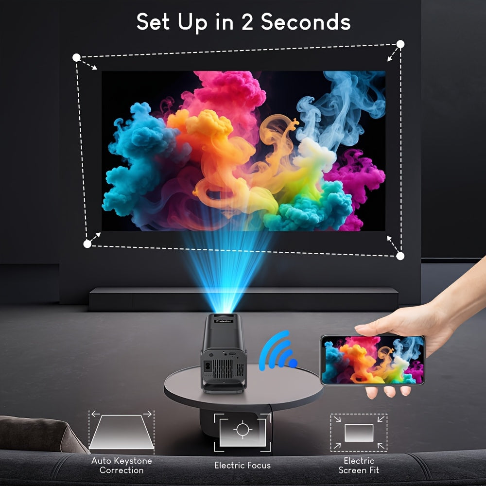 AMOVFILM igente PortProyector Intelátil 4K